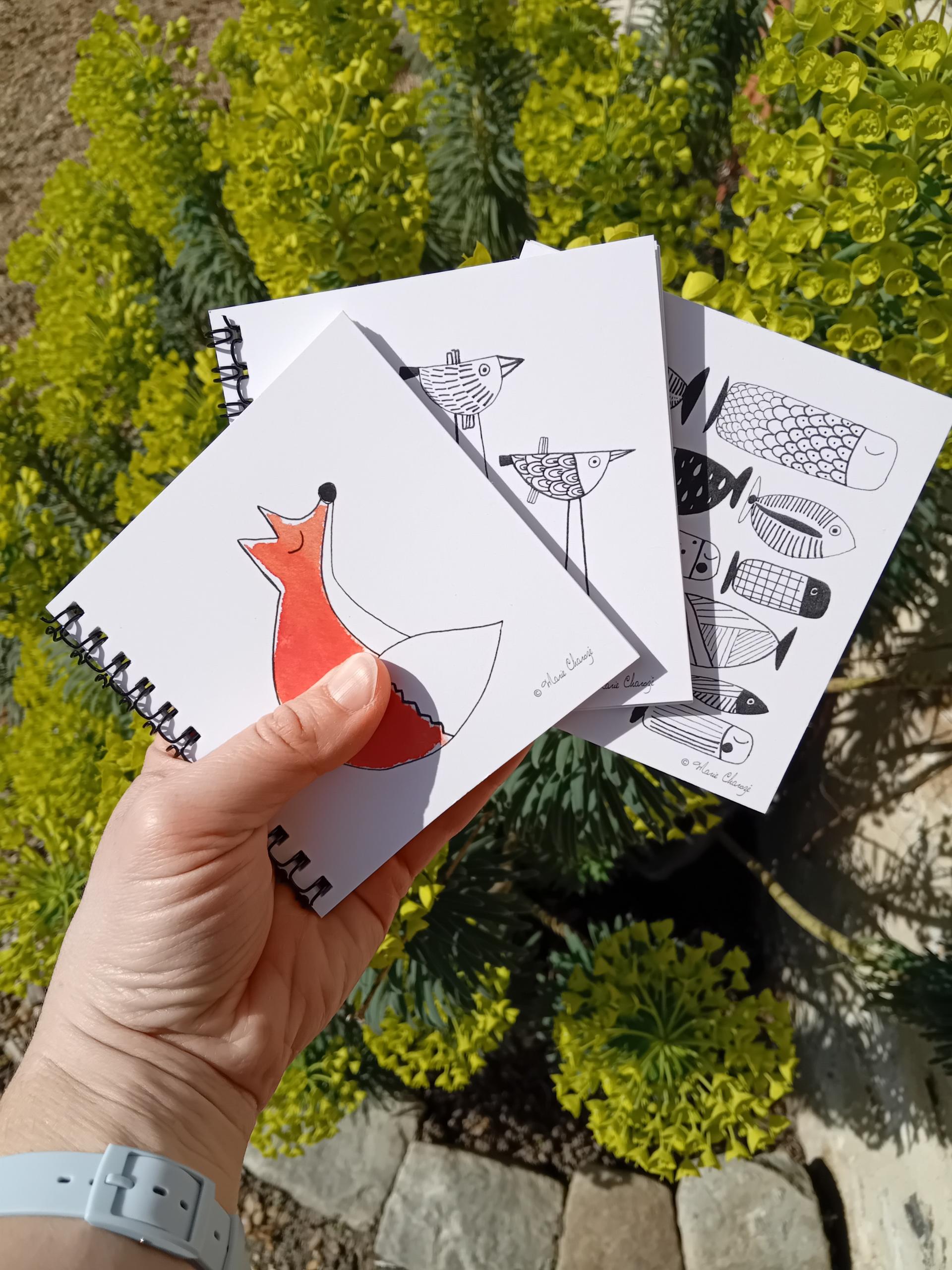 carnets à spirales 60 pages - m.charoze
